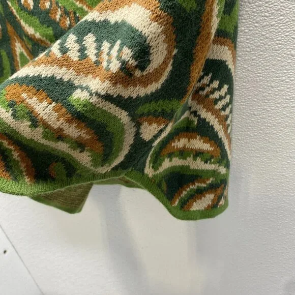 Farm Rio Women's Pineapple Ikat Knit Mini Skirt Green Size XL | Vibrant Tropical - Picture 6 of 10